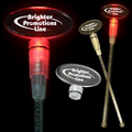 9" Red Oval Light-Up Cocktail Stirrers